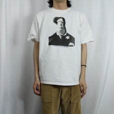 画像2: "A bit wild, but loved the odd coddle" 詩人プリント アイリッシュパブTシャツ XL (2)