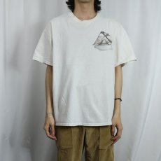 画像2: 90's "Gone to see Dad..." 十字架 ジーザスプリントTシャツ XL (2)