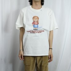 画像2: 2000's Snickers Cruncher お菓子メーカー プリントTシャツ XL (2)