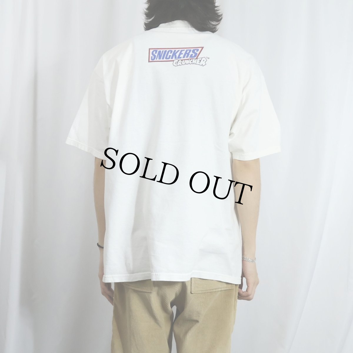 画像3: 2000's Snickers Cruncher お菓子メーカー プリントTシャツ XL (3)