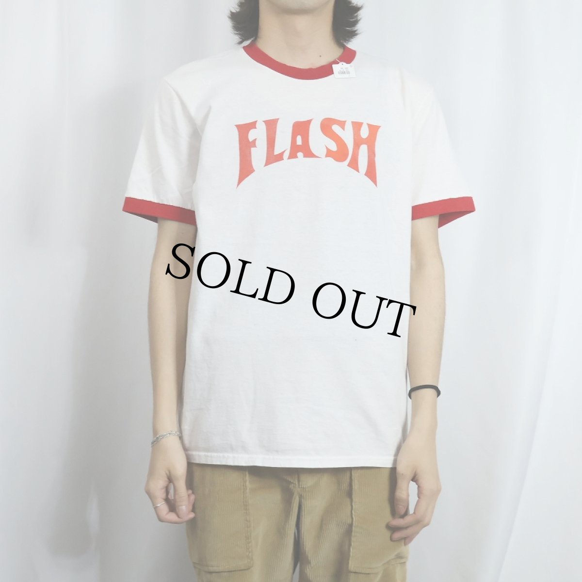 画像2: Flash Gordon 映画プリント リンガーTシャツ (2)