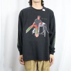 画像3: 2000's BEN FOLDS ロック・ミュージシャン ツアープリントロンT BLACK (3)