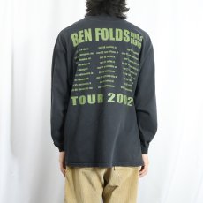 画像4: 2000's BEN FOLDS ロック・ミュージシャン ツアープリントロンT BLACK (4)