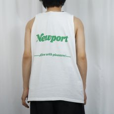画像3: 90's Newport USA製 タバコブランド キャッチコピープリントタンクトップ XL (3)