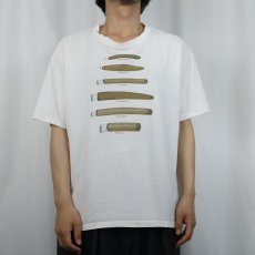 画像2: 90's "Panetela Torpedo Corona..." 葉巻プリントTシャツ L (2)