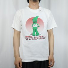 画像2: SCUMBY キャラクターパロディ ガンジャプリントTシャツ (2)