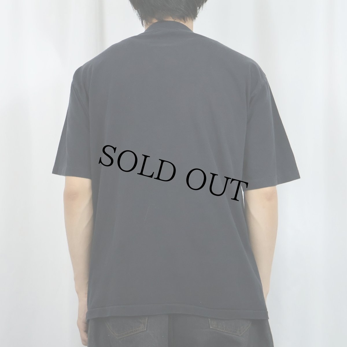 画像3: 90's USA製 ガンジャプリントTシャツ BLACK L (3)