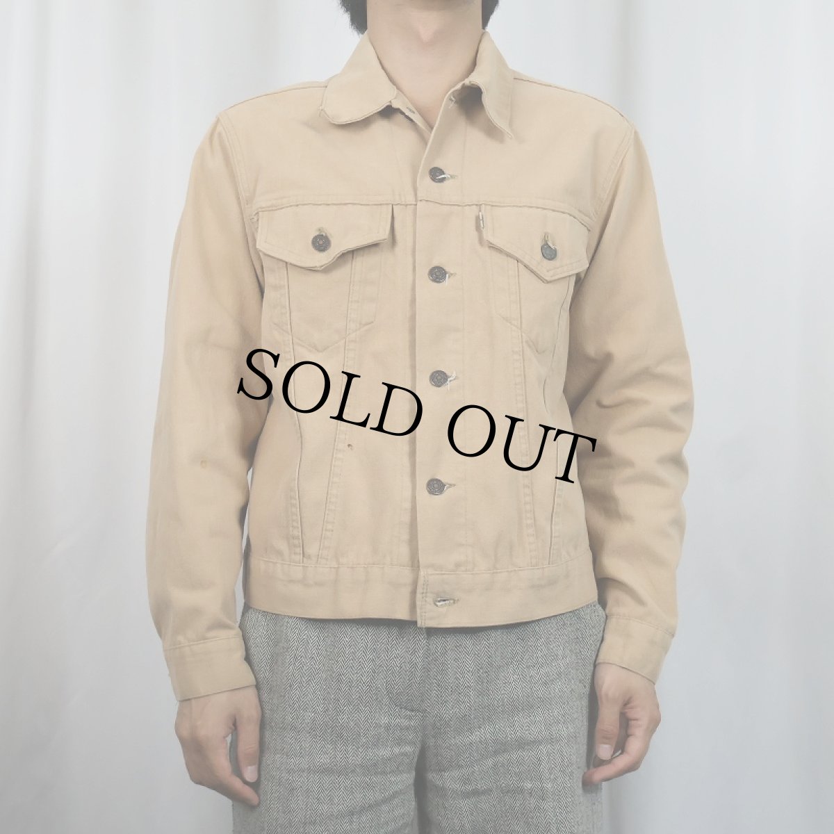 画像2: 70〜80's Levi's 70505 USA製 コットンジャケット M (2)