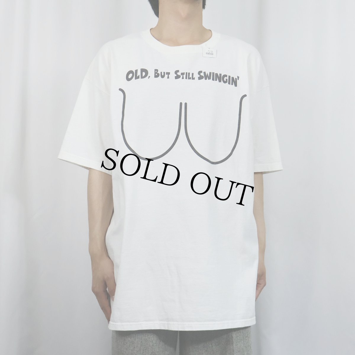 画像2: "OLD, BUT STILL SWINGIN" プリントTシャツ XL (2)