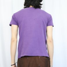 画像3: 60〜70's USA製 "CZECH POWER" プリントTシャツ M (3)