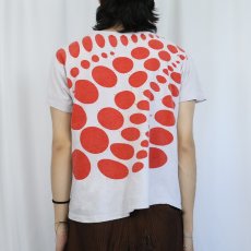 画像4: 〜70's 楕円定規 染み込み 大判プリントTシャツ L (4)