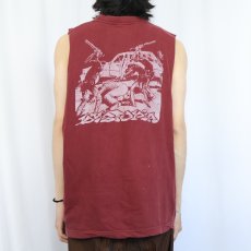画像3: Dystopia スラッジメタルバンド カットオフ ノースリーブTシャツ L (3)