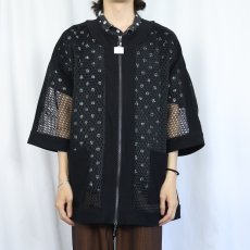 画像2: メッシュデザインシャツ (2)