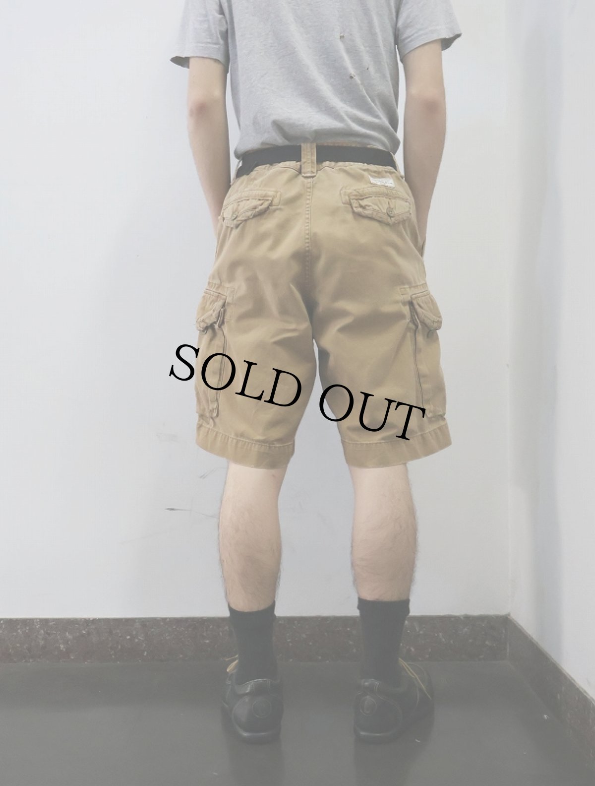 画像4: POLO Ralph Lauren チノカーゴショーツ W33 (4)