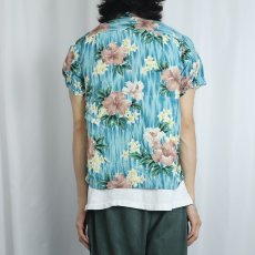 画像3: 60's PENNEY'S JAPAN製 オールオーバーパターン レーヨンハワイアンシャツ SIZE18 (3)