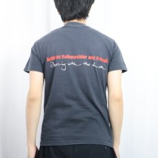 画像4: 80〜90's Andreas Vollenweider USA製 "Dancing with the Lion" ハープ奏者 アルバムプリントTシャツ BLACK M (4)