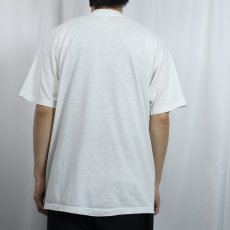 画像3: 80〜90's SHOEBOX GREETINGS USA製 "I'm with Stupid" ジョークプリントTシャツ XL (3)