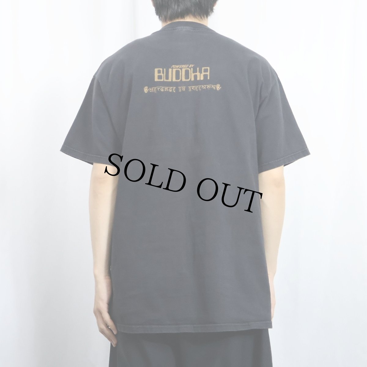 画像4: POWERED BY BUDDHA プリントTシャツ BLACK L (4)