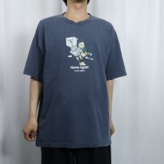 画像2: Never Again (yeah right.) ジョークプリントTシャツ XL (2)