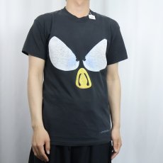 画像2: らんま1/2 Pちゃん キャラクタープリントTシャツ BLACK M (2)