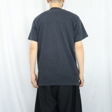 画像3: 90's SKIN ART USA製 タトゥープリントTシャツ BLACK L (3)
