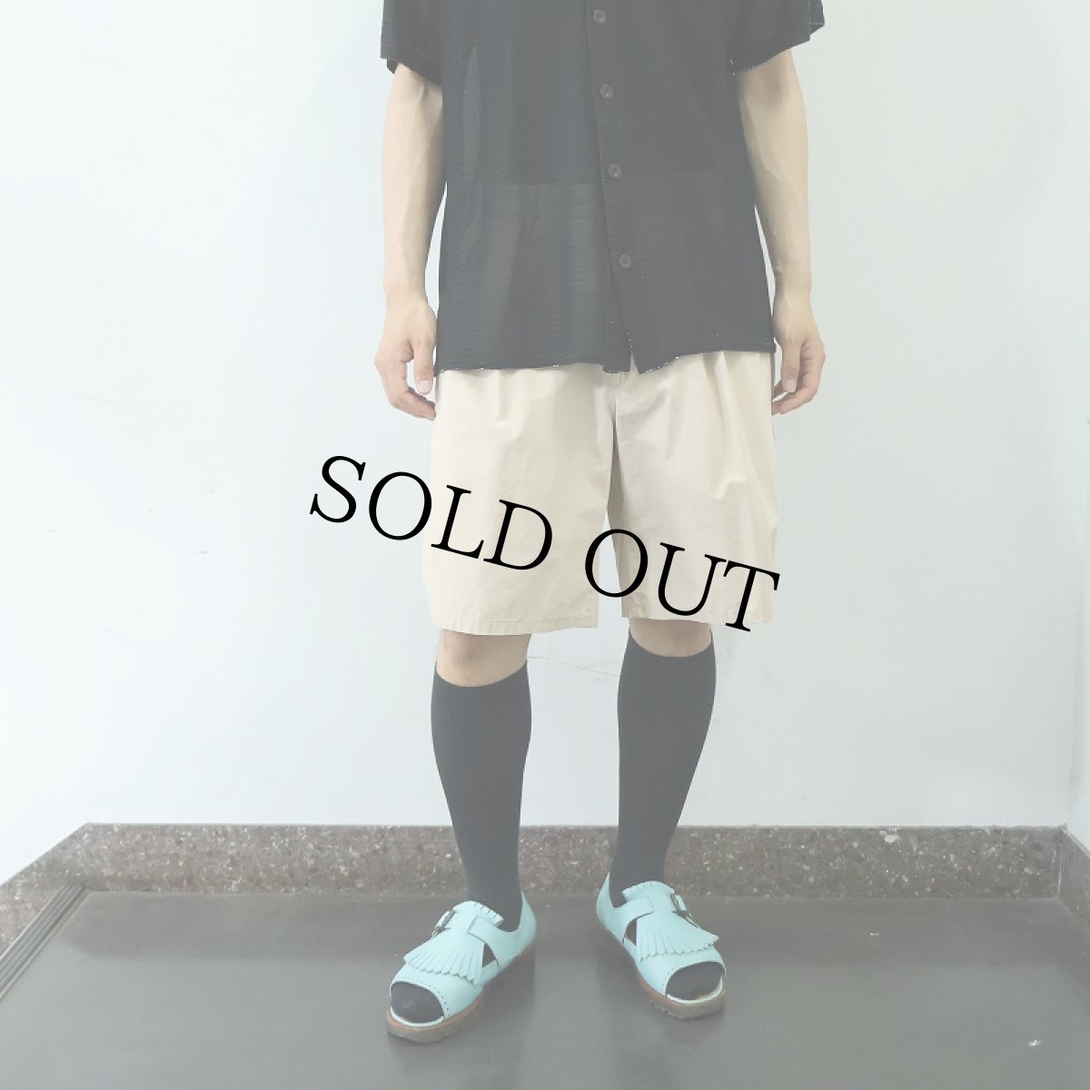 画像2: 90's POLO Ralph Lauren USA製 2タック コットンショーツ W34 (2)