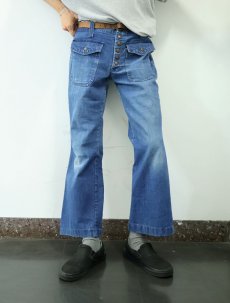 画像1: 〜70's STOREBRAND デニムブッシュパンツ W33 (1)