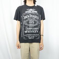 画像3: 80〜90's Jack Daniel's ウイスキーブランド プリントTシャツ BLACK (3)
