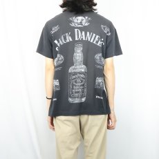 画像4: 80〜90's Jack Daniel's ウイスキーブランド プリントTシャツ BLACK (4)