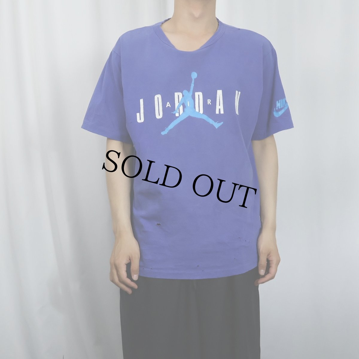 画像2: 90's NIKE CANADA製 "AIR JORDAN" ロゴプリントTシャツ L (2)