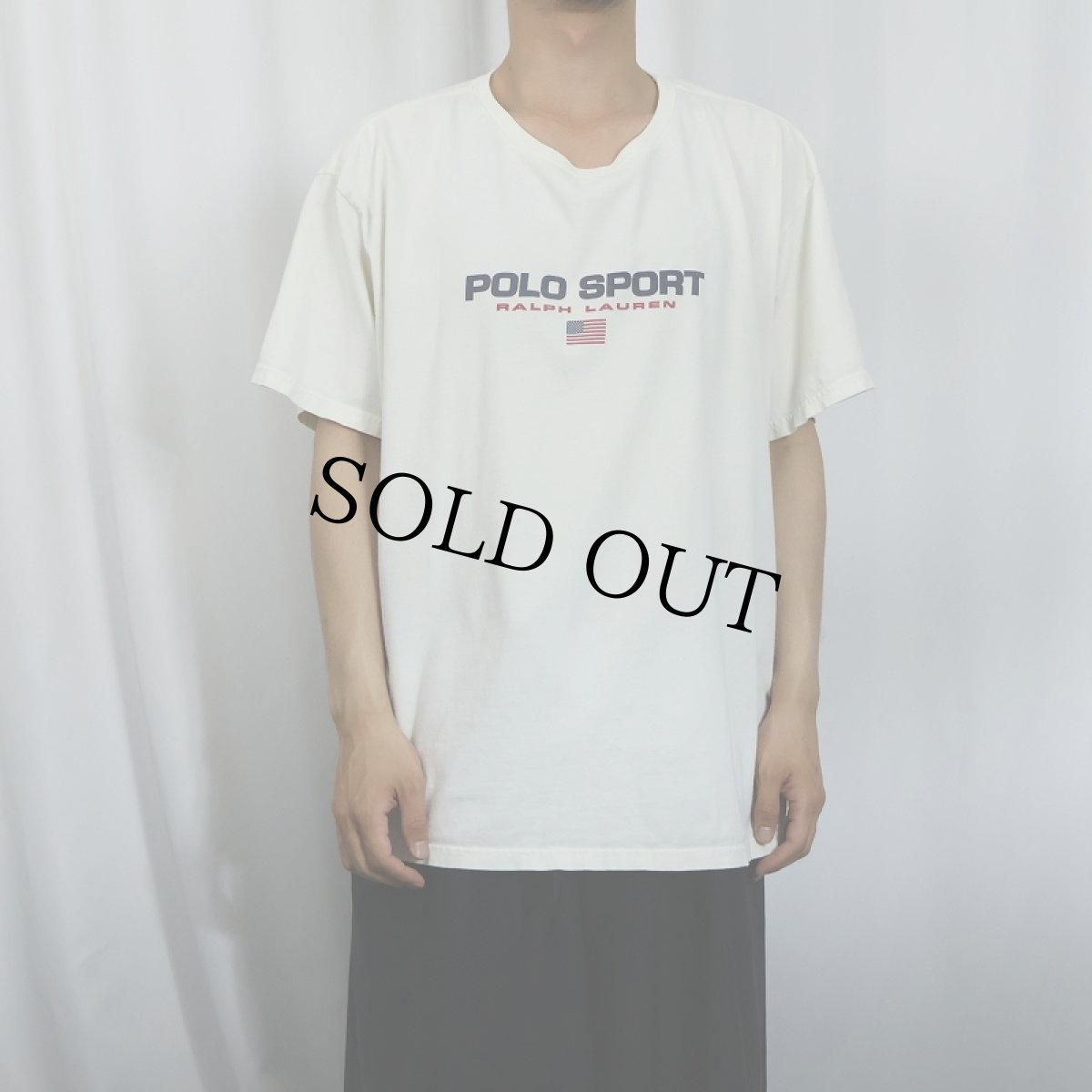画像2: 90's POLO SPORT Ralph Lauren ロゴプリントTシャツ XL (2)