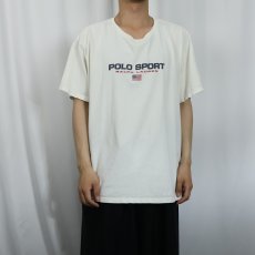 画像2: 90's POLO SPORT Ralph Lauren ロゴプリントTシャツ XL (2)
