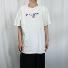 画像2: 90's POLO SPORT Ralph Lauren ロゴプリントTシャツ XL (2)