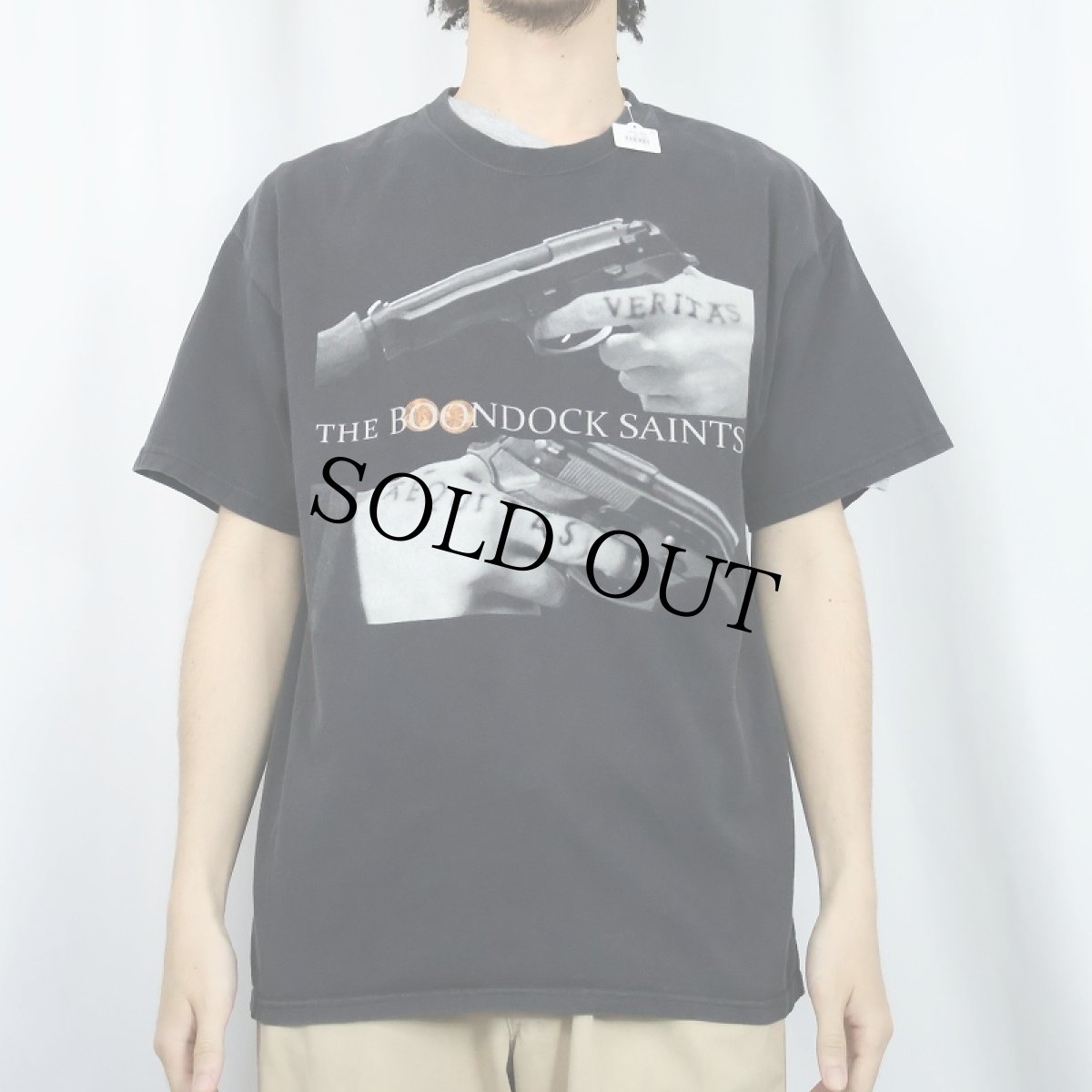 画像2: The Boondock Saints クライムアクション映画プリントTシャツ BLACK L (2)