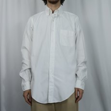 画像2: 90's Brooks Brothers USA製 コットンボタンダウンシャツ SIZE15-4 (2)