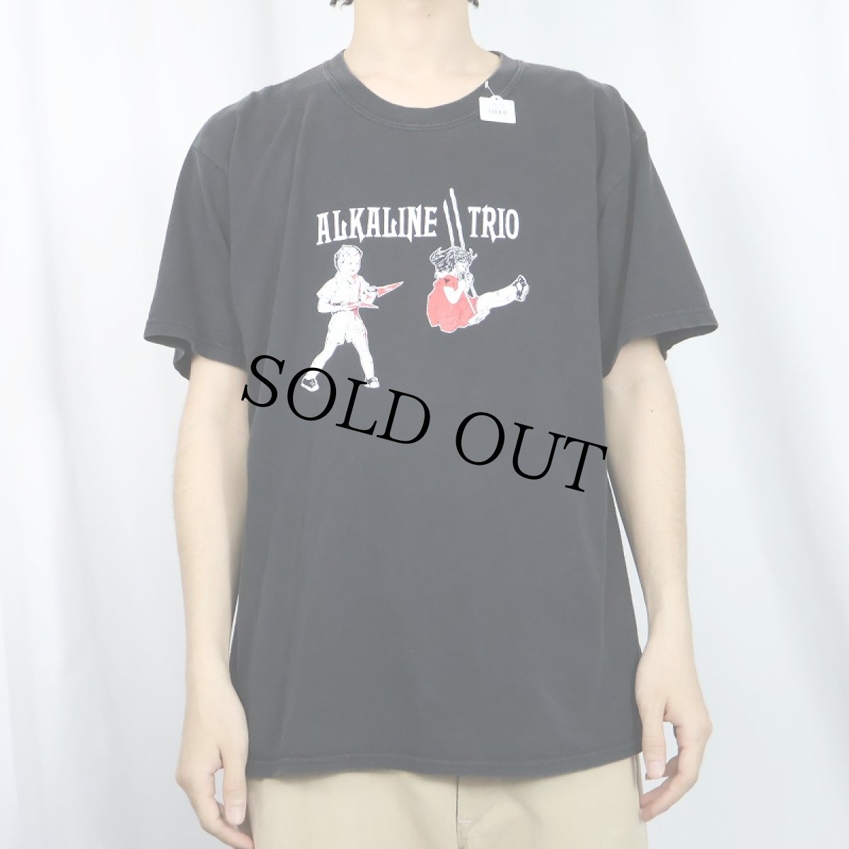 画像2: Alkaline Trio パンクロックバンド プリントTシャツ BLACK L (2)