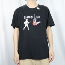 画像2: Alkaline Trio パンクロックバンド プリントTシャツ BLACK L (2)