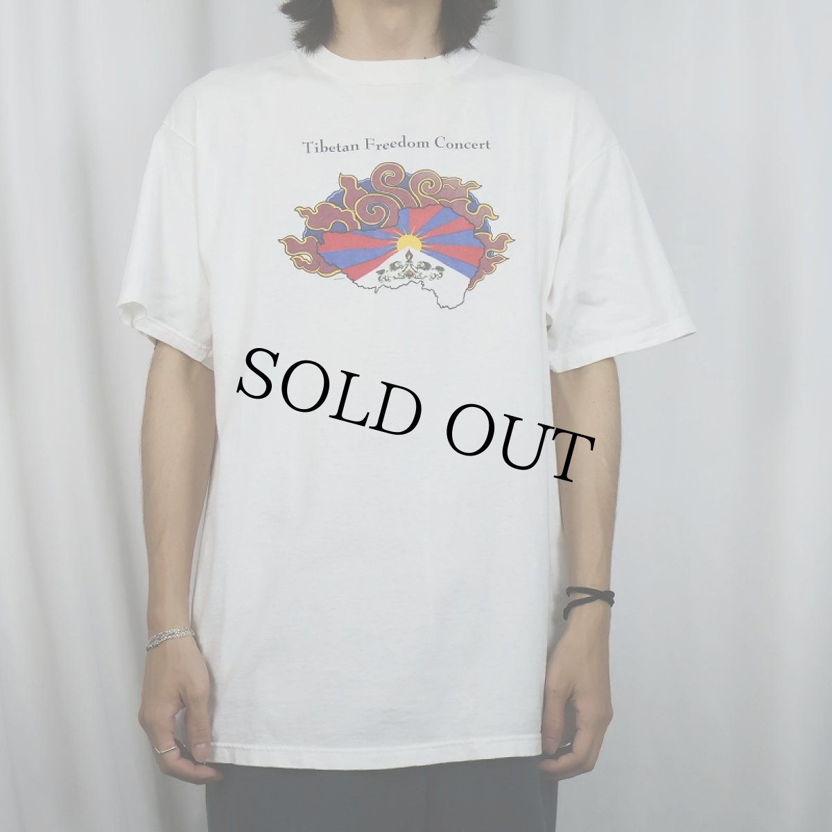 画像3: 90's Tibetan Freedom Concet 1996 ロック・コンサート プリントTシャツ XL (3)