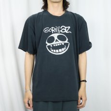 画像2: 2000's GORILLAZ ロックバンドプリントTシャツ BLACK XL (2)