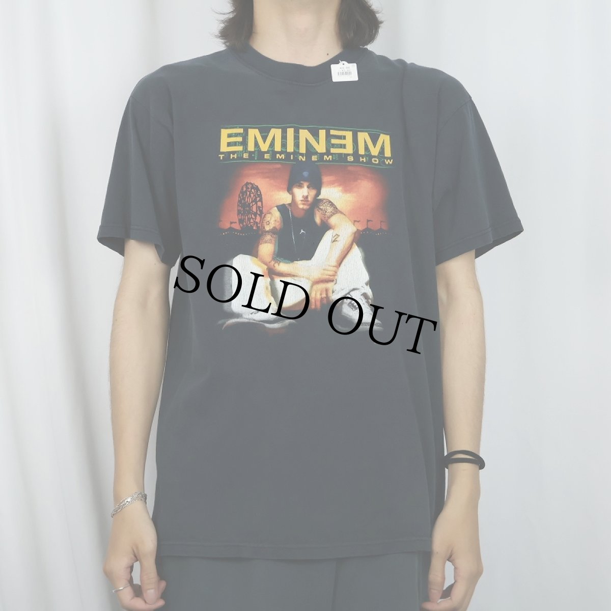 画像3: 2002 EMINEM "The Eminem Show" ラッパーアルバムプリントTシャツ BLACK L (3)