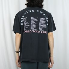 画像4: 90's Queensryche USA製 "Building Empires" プログレッシブ・メタル・バンド ツアープリントTシャツ BLACK XL (4)