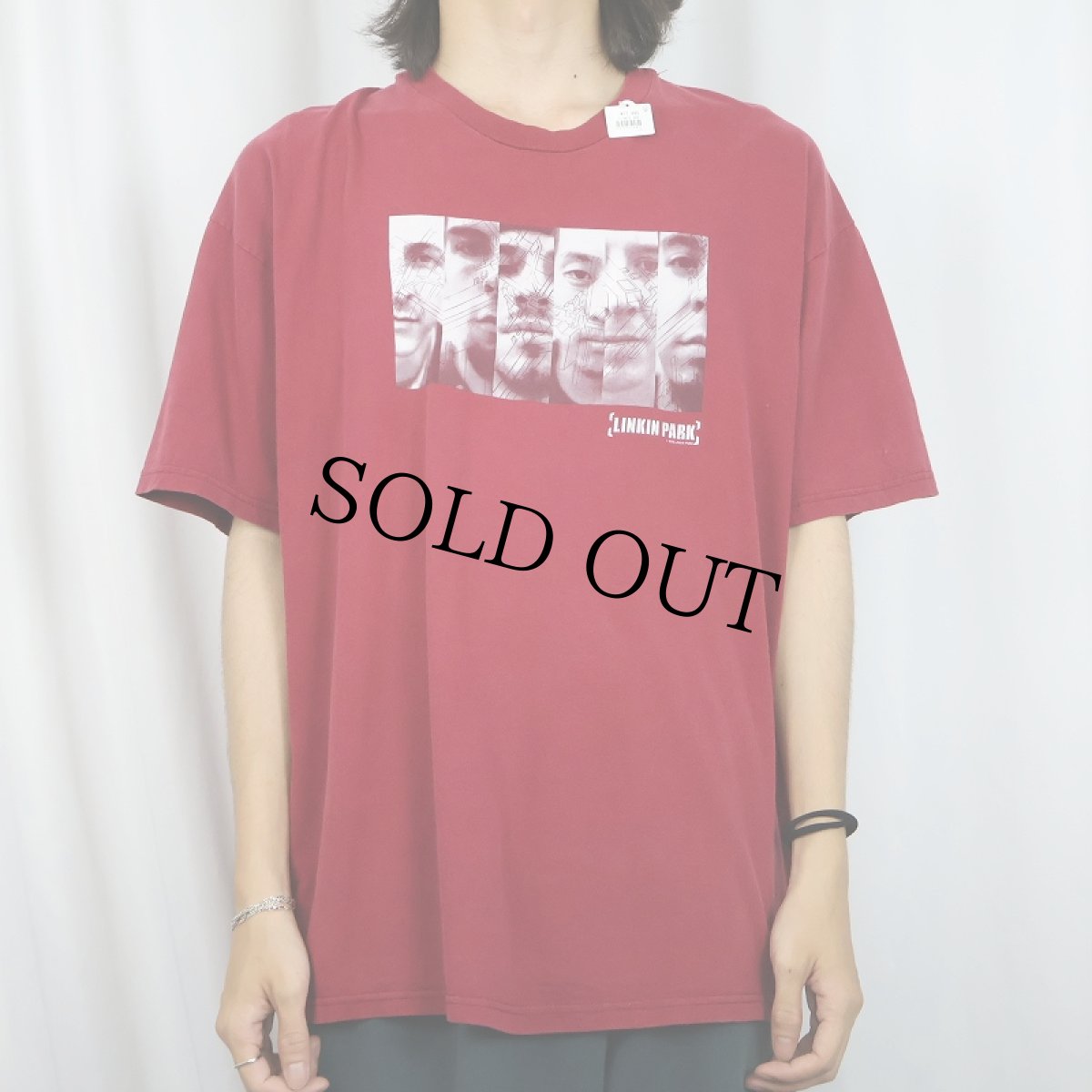 画像2: 2000's Linkin Park ロックバンドプリントTシャツ XL (2)