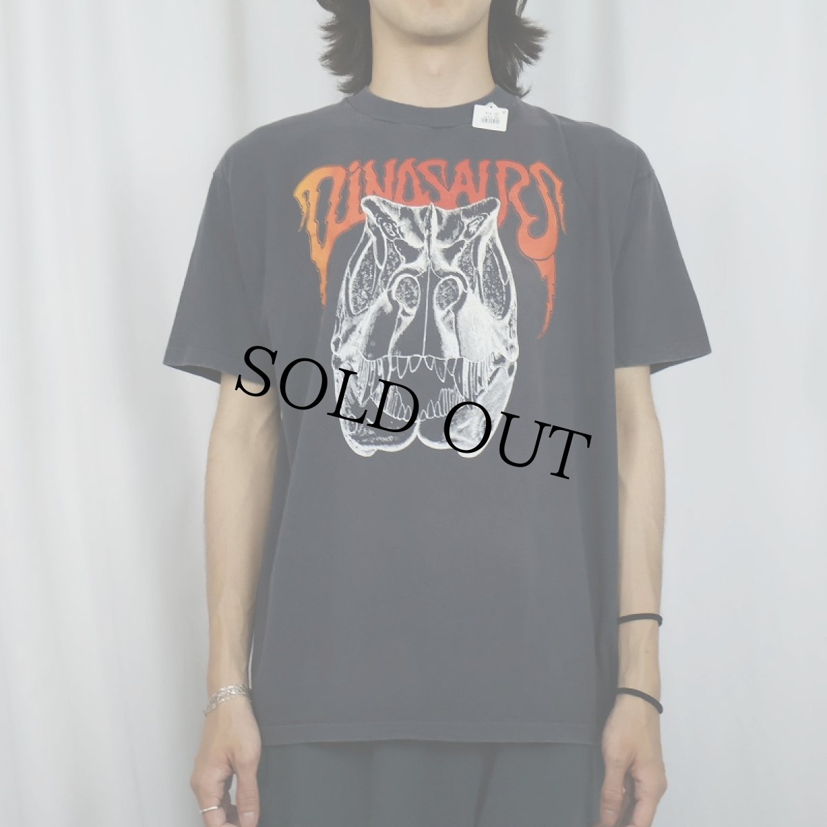 画像3: 80's Dinosaurs USA製 サイケデリックバンド プリントTシャツ XL (3)