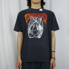 画像3: 80's Dinosaurs USA製 サイケデリックバンド プリントTシャツ XL (3)