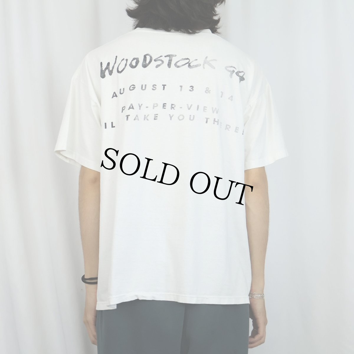 画像3: 90's THE WOODSTOCK FESTIVAL USA製 ロックフェスティバルプリントTシャツ XL (3)