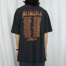 画像4: 90's METALLICA USA製 "Summer 1998 North America" ヘヴィメタル・バンド ツアープリントTシャツ BLACK XL (4)