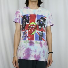 画像3: 90's The Rolling Stones USA製 "Steel Wheels" ロックバンドツアープリント タイダイTシャツ L (3)