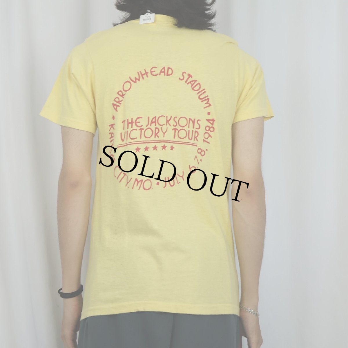 画像4: 80's Michael Jackson "THE JACKSONS VICTORY TOUR" ミュージシャンツアープリントTシャツ (4)
