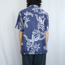 画像3: 2000's Patagonia Pataloha 総柄コットンハワイアンシャツ M (3)