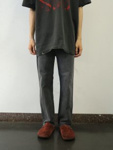 画像2: 90's Levi's 501 USA製 先染め ブラックデニムパンツ W30 (2)